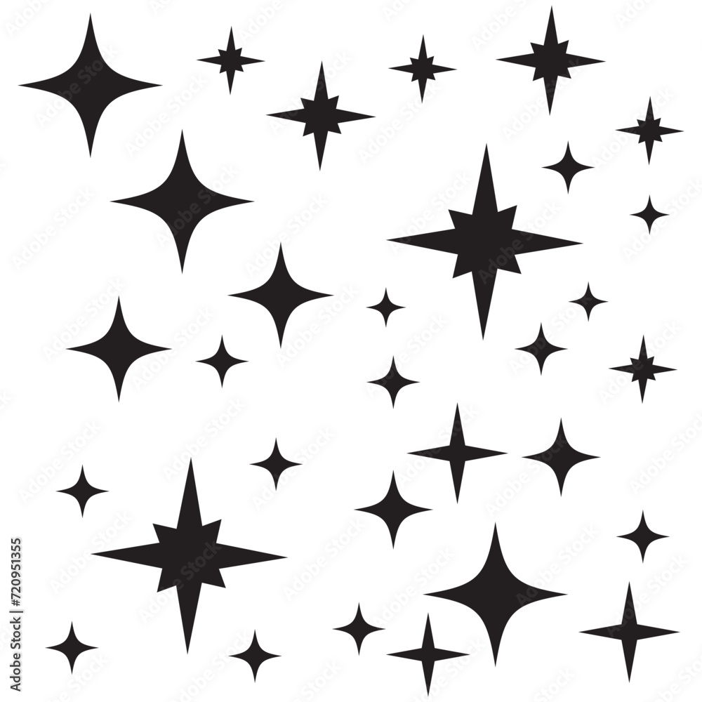 Twinkle star glittery sparkle, burst and flash Twinkle star glittery sparkle, burst and flash
