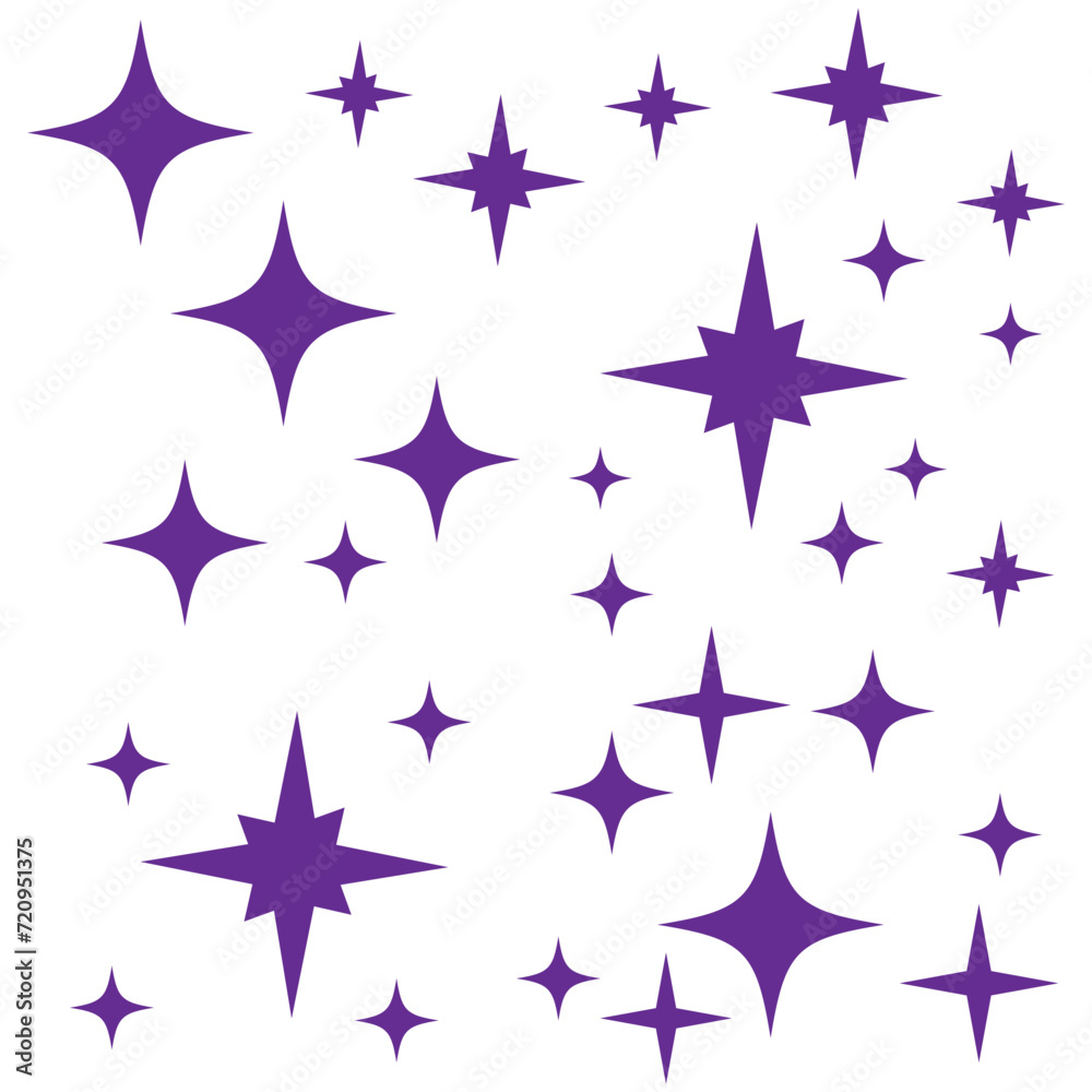 Fototapeta premium Twinkle star glittery sparkle, burst and flash