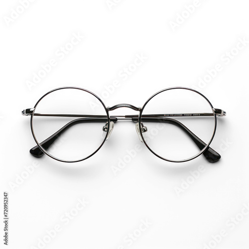 Round Glasses on transparency background PNG