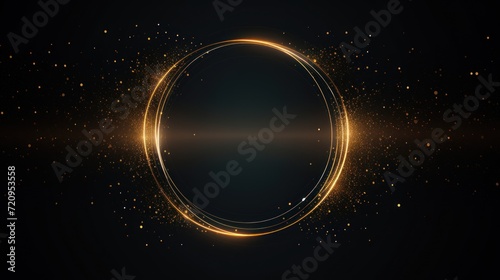Abstract background. luminous swirling. Elegant glowing circle. Sparking particle. Space tunnel. Glossy jellyfish. Colorful ellipse. Glint sphere Generative AI