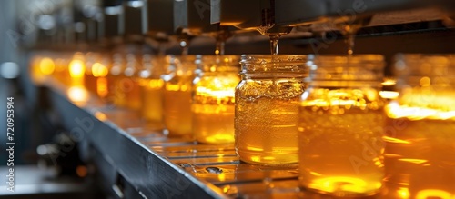 Automating honey jar canning.