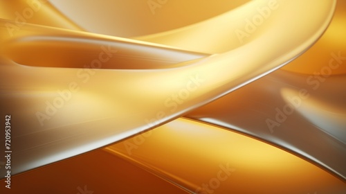 Golden metallic background. 3d rendering, 3d illustration. Generative AI