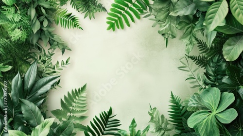 Back to Nature Banner - Planting and Nature Templates in the form of the environment Creating a picture Except for white space and the light green © panu101