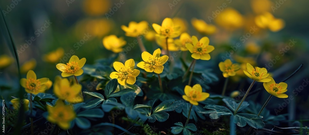 The adorable tiny yellow blooms.