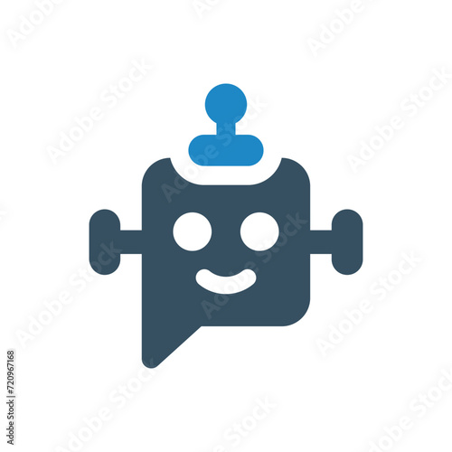 chatbot icon vector illustration