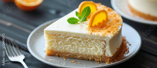 Delicious Cheese Cake or Refreshing Orange Cake? Indulge in Layers of Mouthwatering Cake, Creamy Cheese, and Fresh Orange Zest