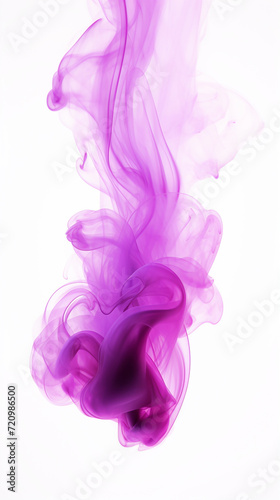 Abstract purple smoke on a light background