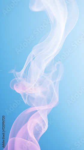 Abstract white smoke on a light background