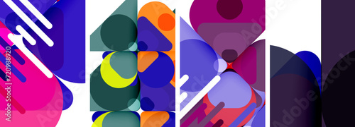 Geometric elements abstract backgrounds for wallpaper, business card, cover, poster, banner, brochure, header, website