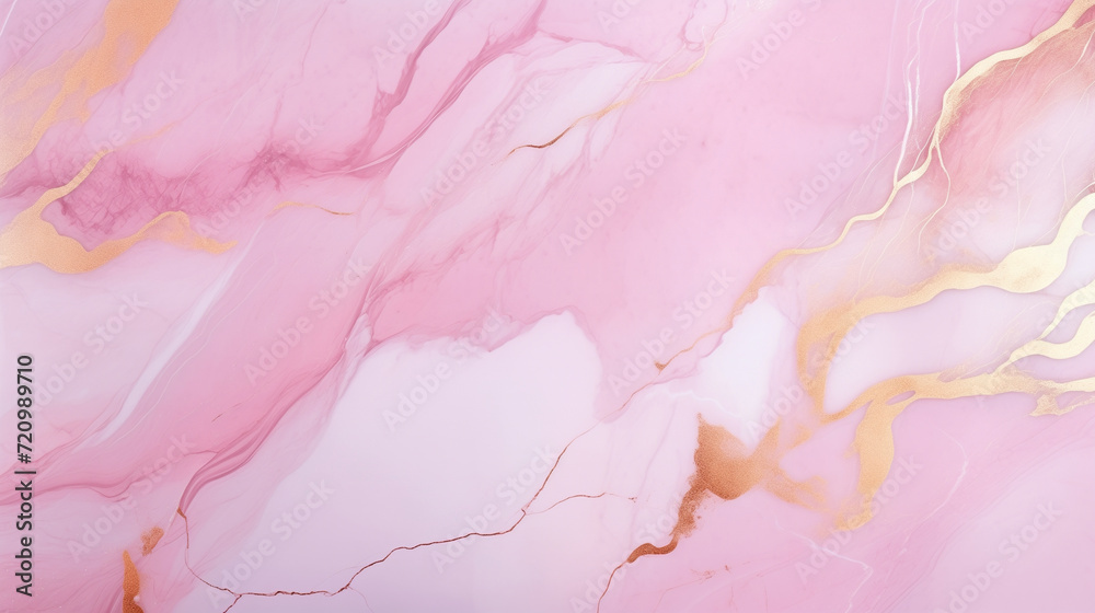 Marble texture of pink marble with gold veins for your design.