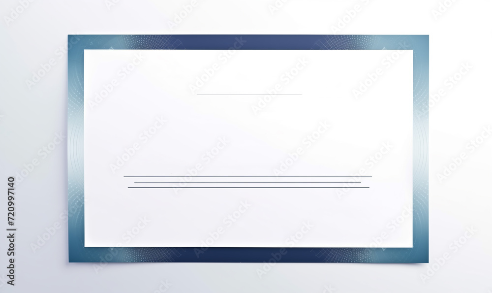 Template of business card with blue design with copy space. Template of business card with blue design with copy space.
