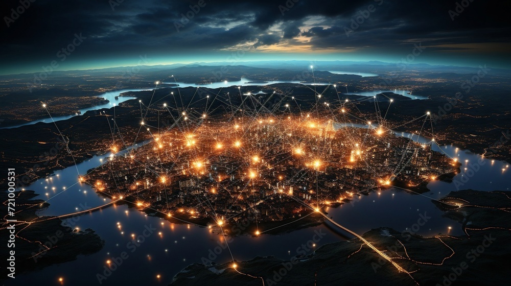 Celestial Symphony: 3D GPS Constellation Orbits Earth Celestial Symphony: 3D GPS Constellation Orbits Earth