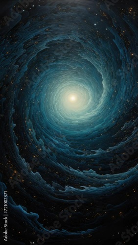 Cosmic Carousel: Exploring the Rotating Blue Galaxy