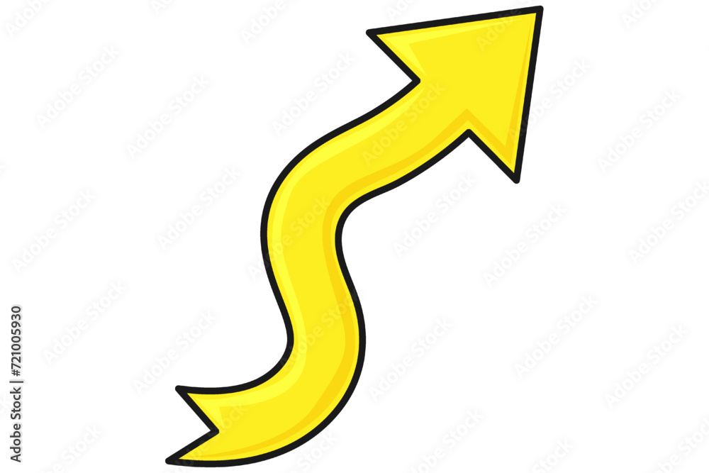 Arrow Highlight Note Sticker Design Arrow Highlight Note Sticker Design