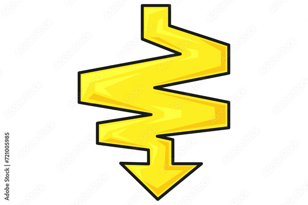 Arrow Highlight Note Sticker Design Arrow Highlight Note Sticker Design