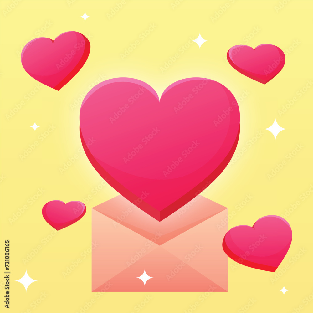 free 3D cartoon love vector illustration free 3D cartoon love vector illustration