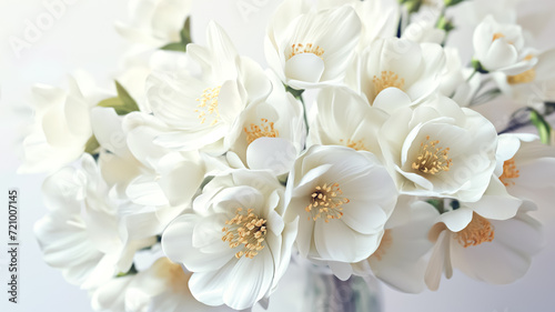 white blooming bouquet  wedding 