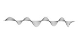  colorful vector design illustration of dynamic sound waves, radio frequency modulation, random sound wave 