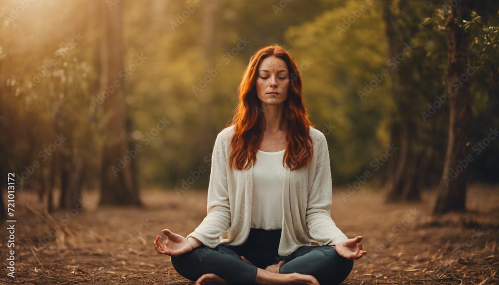 woman with freckles meditating whitespace in the style of calming effect naturecore intense energy photo taken with provia figurative precision sleepycore gentle expressions woman with freckles meditating whitespace in the style of calming effect naturecore intense energy photo taken with provia figurative precision sleepycore gentle expressions