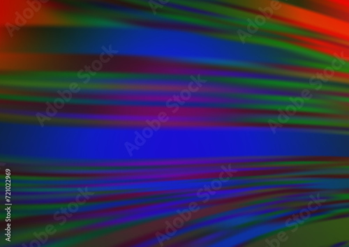 Dark Multicolor, Rainbow vector blurred and colored background. Modern geometrical abstract illustration with gradient. The template can be used for your brand book.
