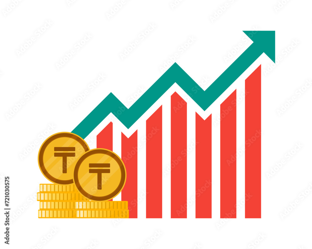 Kazakhstani Tenge Exchange Rate Value Rise Up Kazakhstani Tenge Exchange Rate Value Rise Up