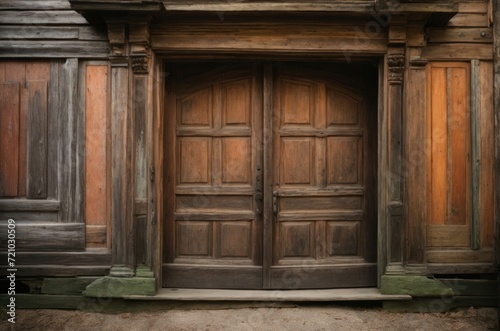 Antique Old Wooden Doors and Windows Unveil the Tales of Bygone Eras  © Hashen