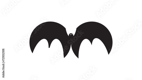  Halloween bat flying silhouette.