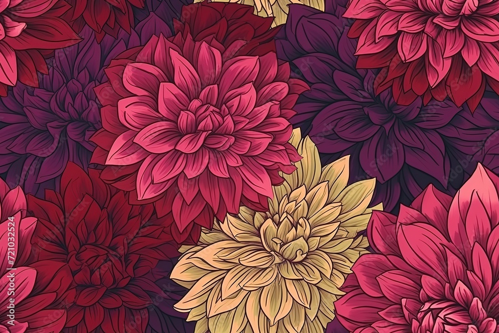 Luxury Orchid wallpaper design vector. Tropical pattern design. Vintage seamless pattern. Luxury Orchid wallpaper design vector. Tropical pattern design. Vintage seamless pattern.