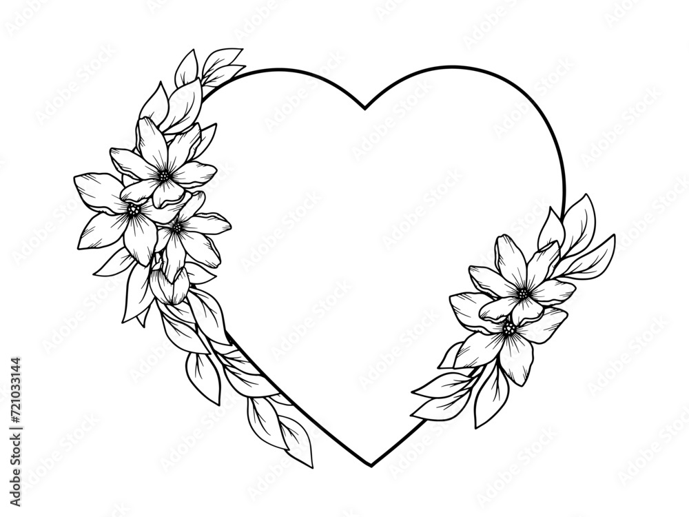 Valentine Background Bouquet Flower Frame
