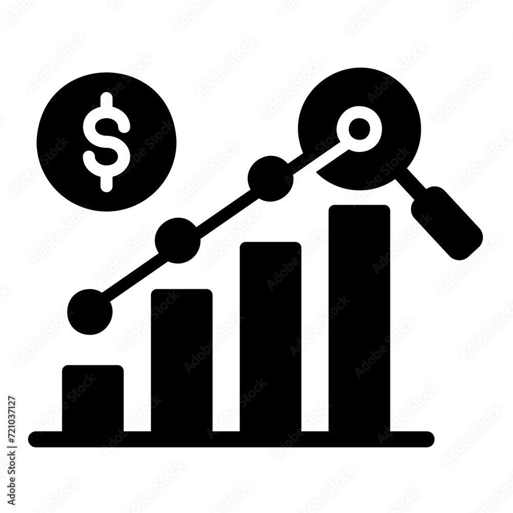 data analytics glyph icon data analytics glyph icon
