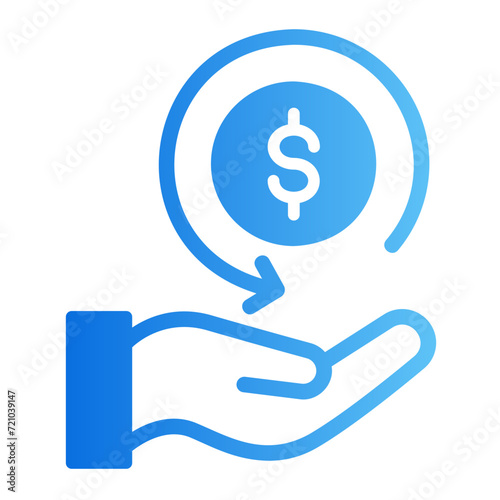 cashback gradient icon