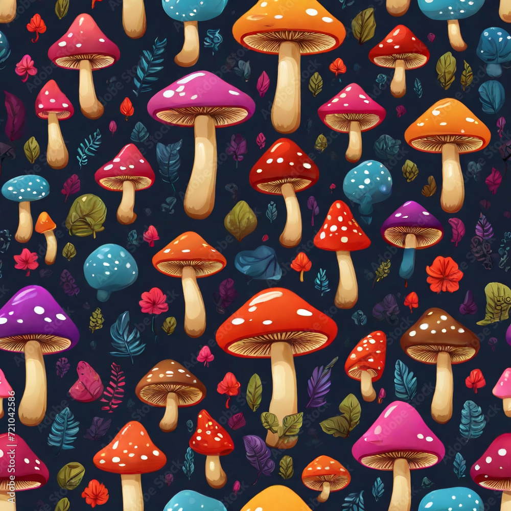 a bunch of cute mushroom Patterns a bunch of cute mushroom Patterns