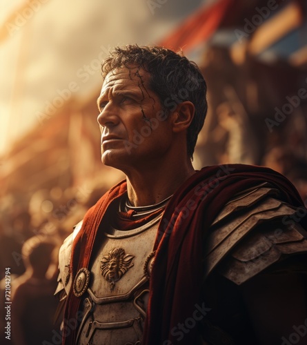 Gaius Julius Caesar: roman general, statesman, and iconic historical figure ancient history military prowess, political acumen, and a complex rise to power. photo