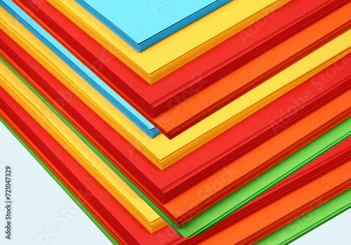 assortment of coloured paper