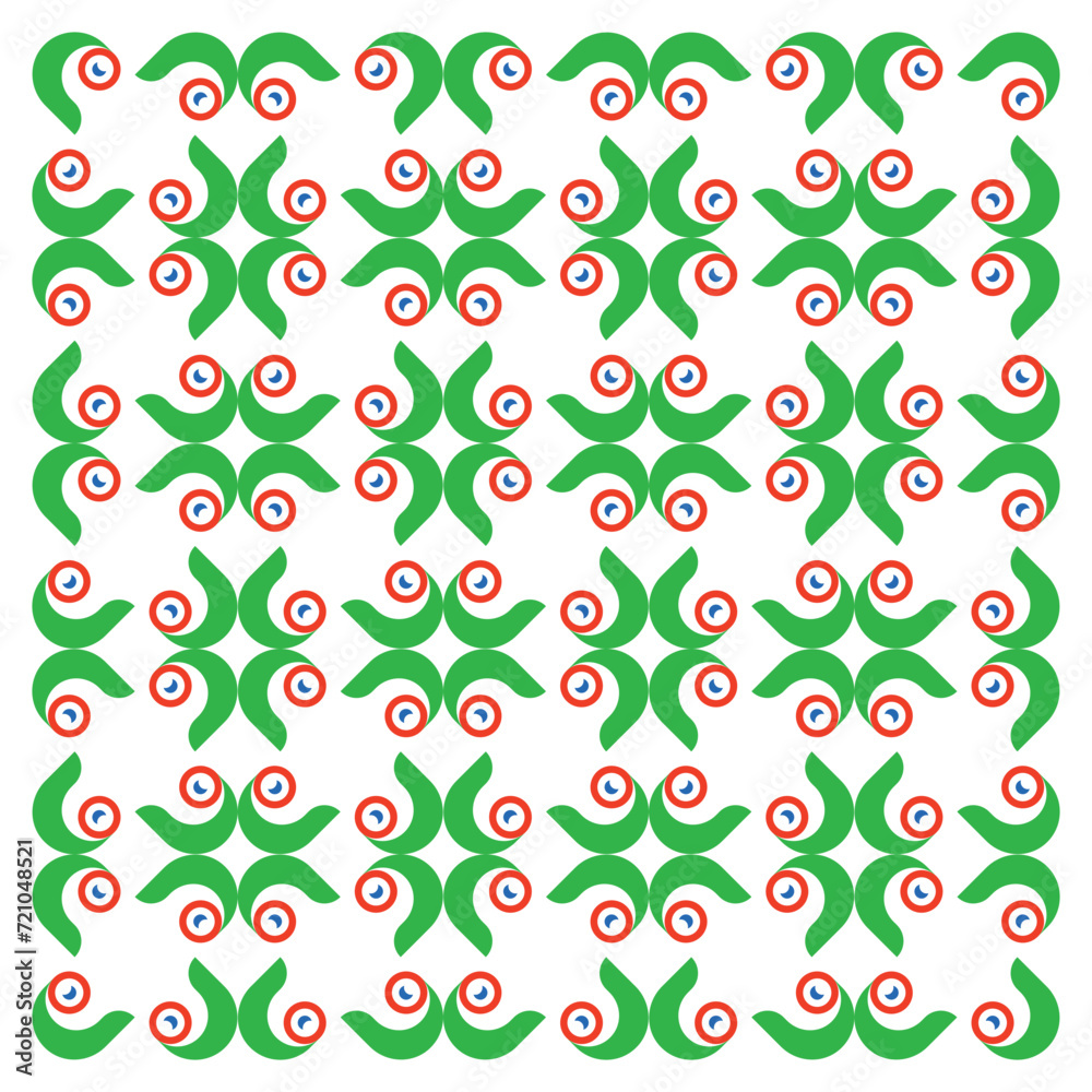 Ornament seamless pattern with flowers