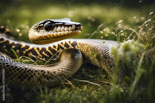 snake in the grass © qaiser