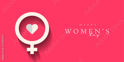The International women day poster, backdrop, card, element, web. Woman sign design. Origami vector illustration design templates photo