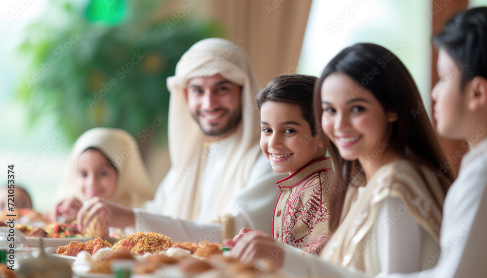 Family and friends coming together to celebrate Eid