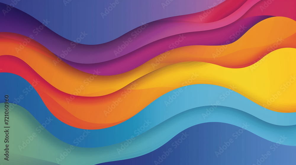 Blue-purple, red-orange, and yellow-green banner background vector presentation design. PowerPoint and Business background. Blue-purple, red-orange, and yellow-green banner background vector presentation design. PowerPoint and Business background.