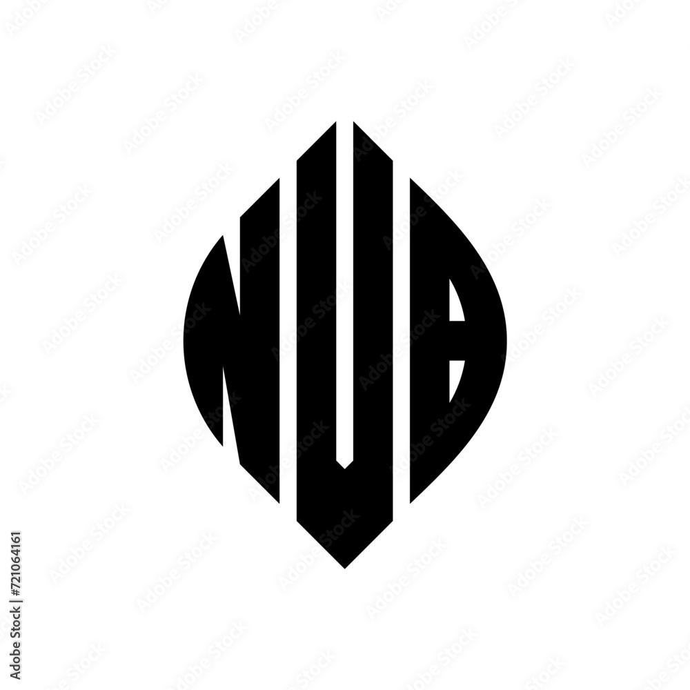 NVB circle letter logo design with circle and ellipse shape. NVB ellipse letters with typographic style. The three initials form a circle logo. NVB circle emblem abstract monogram letter mark vector. NVB circle letter logo design with circle and ellipse shape. NVB ellipse letters with typographic style. The three initials form a circle logo. NVB circle emblem abstract monogram letter mark vector.