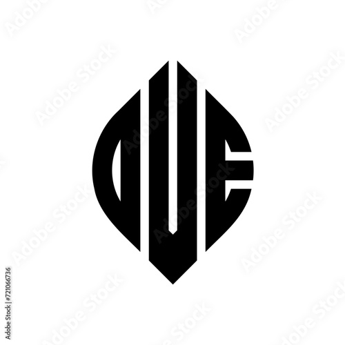 OVE circle letter logo design with circle and ellipse shape. OVE ellipse letters with typographic style. The three initials form a circle logo. OVE circle emblem abstract monogram letter mark vector.