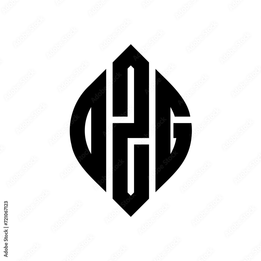 OZG circle letter logo design with circle and ellipse shape. OZG ellipse letters with typographic style. The three initials form a circle logo. OZG circle emblem abstract monogram letter mark vector. OZG circle letter logo design with circle and ellipse shape. OZG ellipse letters with typographic style. The three initials form a circle logo. OZG circle emblem abstract monogram letter mark vector.