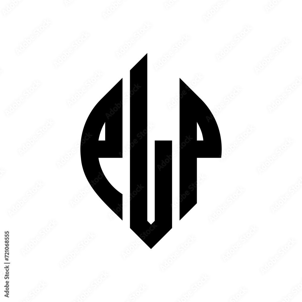 PLP circle letter logo design with circle and ellipse shape. PLP ellipse letters with typographic style. The three initials form a circle logo. PLP circle emblem abstract monogram letter mark vector. PLP circle letter logo design with circle and ellipse shape. PLP ellipse letters with typographic style. The three initials form a circle logo. PLP circle emblem abstract monogram letter mark vector.