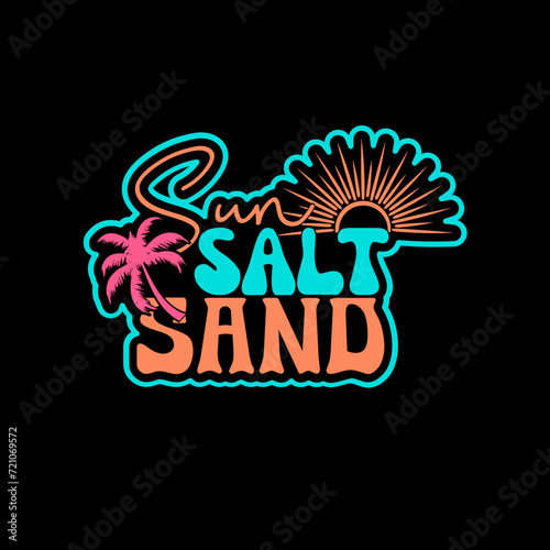 sun salt sand SVG