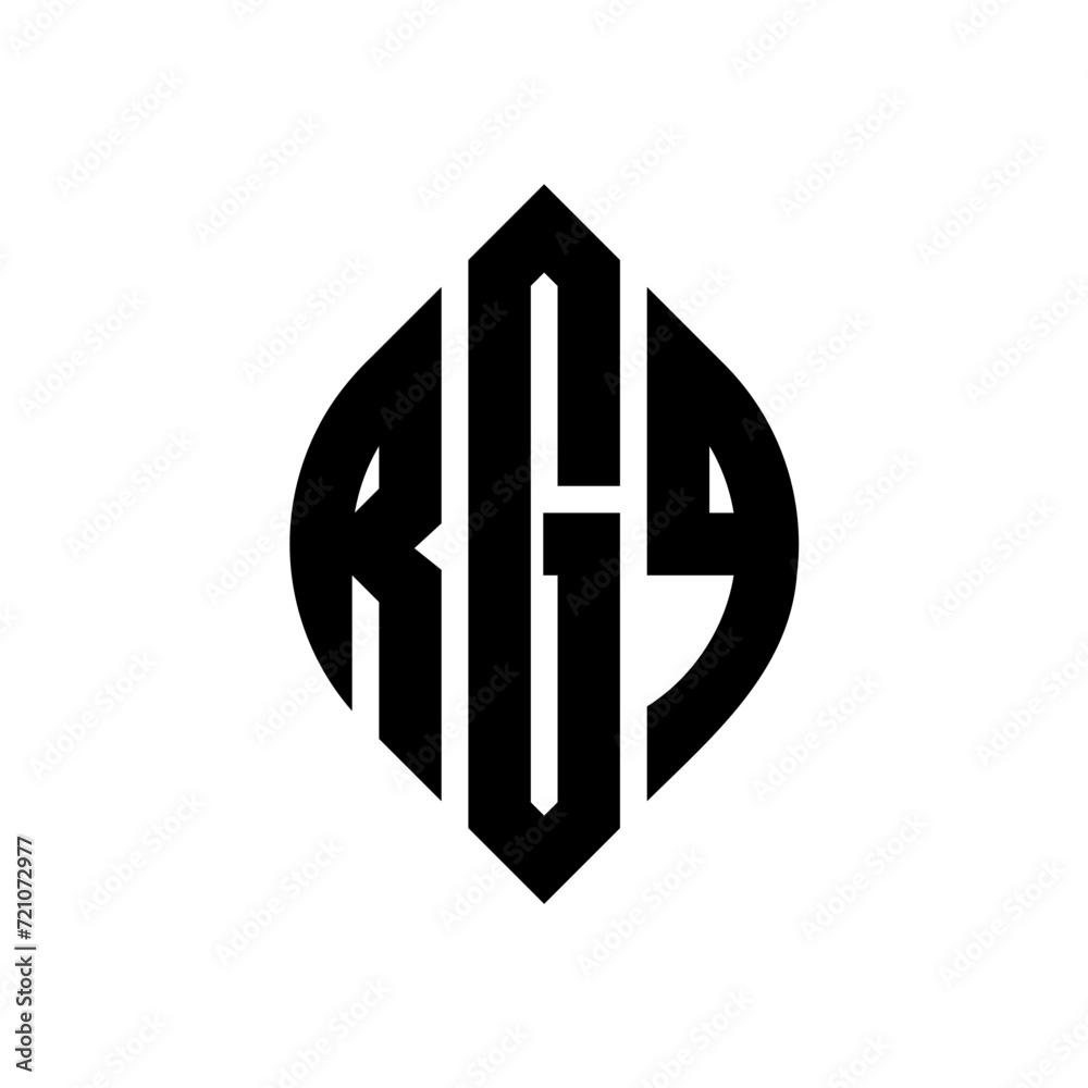 RGQ circle letter logo design with circle and ellipse shape. RGQ ellipse letters with typographic style. The three initials form a circle logo. RGQ circle emblem abstract monogram letter mark vector. RGQ circle letter logo design with circle and ellipse shape. RGQ ellipse letters with typographic style. The three initials form a circle logo. RGQ circle emblem abstract monogram letter mark vector.