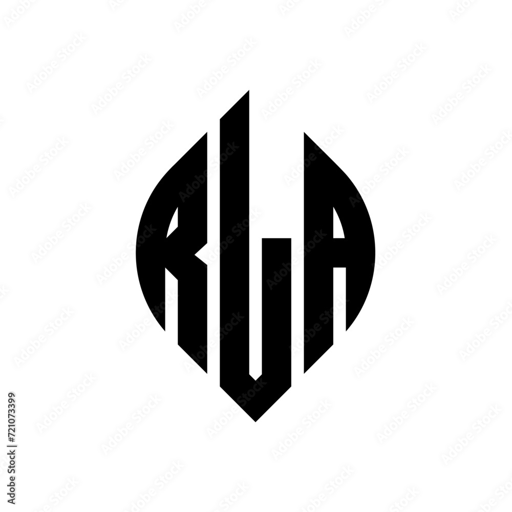 RLA circle letter logo design with circle and ellipse shape. RLA ellipse letters with typographic style. The three initials form a circle logo. RLA circle emblem abstract monogram letter mark vector. RLA circle letter logo design with circle and ellipse shape. RLA ellipse letters with typographic style. The three initials form a circle logo. RLA circle emblem abstract monogram letter mark vector.