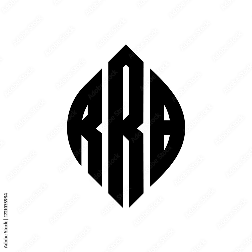 RRB circle letter logo design with circle and ellipse shape. RRB ellipse letters with typographic style. The three initials form a circle logo. RRB circle emblem abstract monogram letter mark vector. RRB circle letter logo design with circle and ellipse shape. RRB ellipse letters with typographic style. The three initials form a circle logo. RRB circle emblem abstract monogram letter mark vector.
