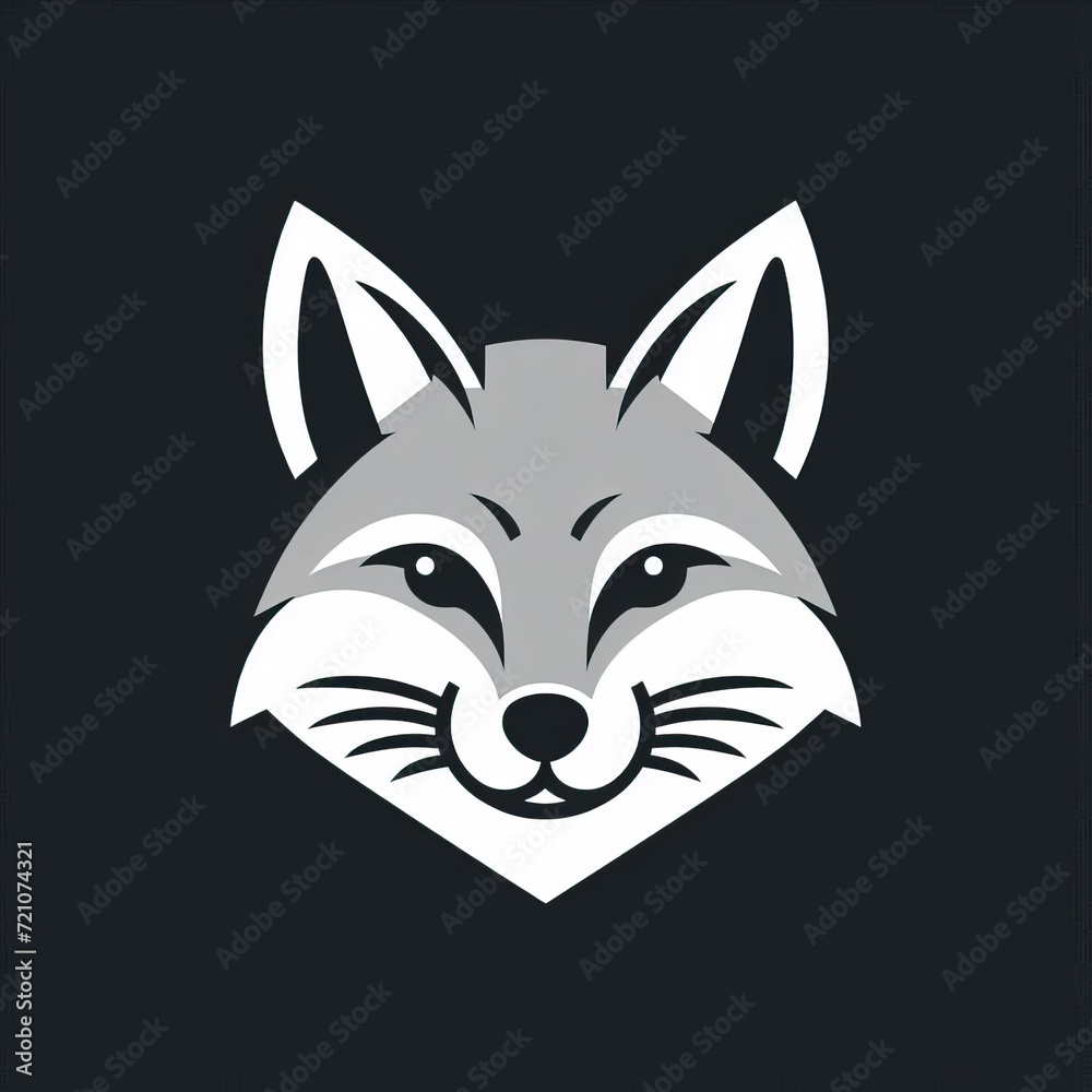 fox head vector