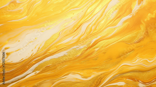 Background of yellow paint