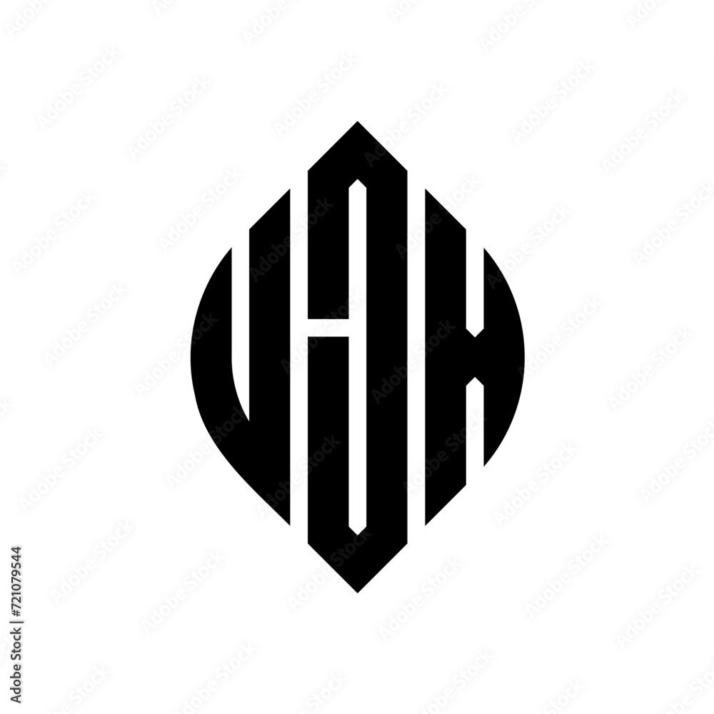UJX circle letter logo design with circle and ellipse shape. UJX ellipse letters with typographic style. The three initials form a circle logo. UJX circle emblem abstract monogram letter mark vector. UJX circle letter logo design with circle and ellipse shape. UJX ellipse letters with typographic style. The three initials form a circle logo. UJX circle emblem abstract monogram letter mark vector.